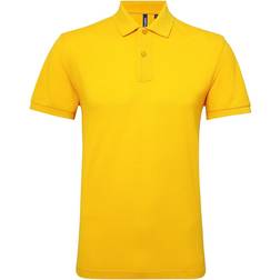 ASQUITH & FOX Performance Blend Short Sleeve Polo Shirt - Sunflower