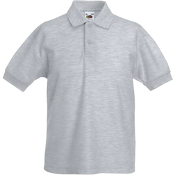 Fruit of the Loom Kid's 65/35 Pique Polo Shirt (2-pack) - Heather Grey