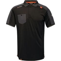 Regatta Heren Offensief Polo Shirt - Zwart