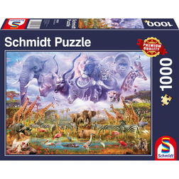 Schmidt Spiele Animals at The Waterhole 1000 Pieces