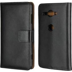 MTK Leather Wallet Case for Sony Xperia XZ2 Compact