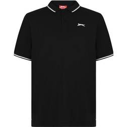 Slazenger Tipped Polo Shirt - Black