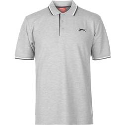 Slazenger Tipped Polo Shirt - Grey Marl