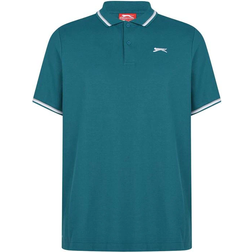 Slazenger Tipped Polo Shirt - Teal Blue