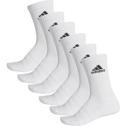 Adidas Cushioned Crew Socks 6-pack Men - White