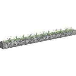 vidaXL Arriate De Gaviones De Acero Galvanizado 450x30x30 cm 30cm