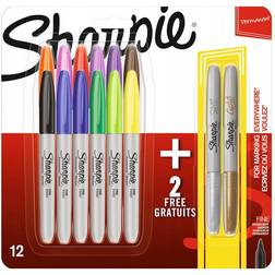 Sharpie Permanent Marker Fine + Metallic Set of 14pcs