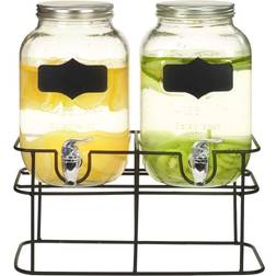 vidaXL - Dryckesdispenser 2st 4L