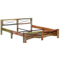 vidaXL Solid Recycled 76cm Sängram 180x200cm