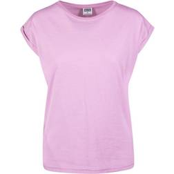 Urban Classics Femme Ladies Extended Shoulder Tee T-Shirt - Coolpink