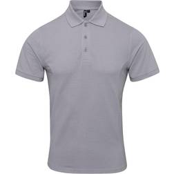 Premier Coolchecker Plus Pique Polo with CoolPlus Polo Shirt - Silver