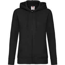 Fruit of the Loom Ladies Premium Hoodie - Black