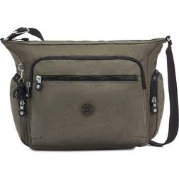 Kipling Sac à épaule bandoulière vert pour femme Eyes Wide Open Gabbie Large Shoulderbag Green Moss 119975 Vert