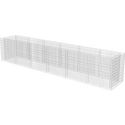 vidaXL Gabion Plantenbak Verhoogd 540x90x100 cm Gegalvaniseerd Staal