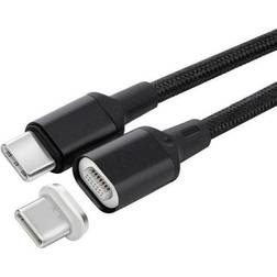 MicroConnect Magnetic USB C - USB C 3.1 (Gen.1) M-M 1m