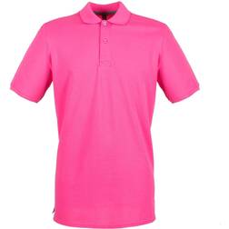 Henbury Micro Fine Pique Polo Shirt - Fuchsia