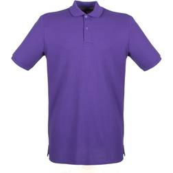 Henbury Micro Fine Pique Polo Shirt - Purple