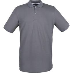 Henbury Micro Fine Pique Polo Shirt - Steel Grey