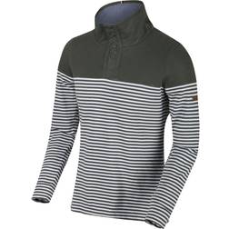 Regatta Camiola Lightweight Funnel Neck Sweatshirt - Thyme Leaf Stripe