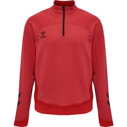 Hummel Half Zip Red Male Camisas - Rouge