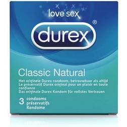 Durex Classic Natural 3-pack