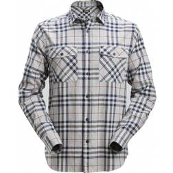 Snickers Workwear 8516 AllroundWork Checked Shirt - Ash/Chili Red