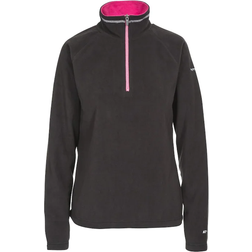 Trespass Skylar Women's 1/2 Zip Fleece Top - Black