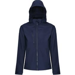 Regatta Venturer 3 Layer Printable Hooded Softshell Jacket - Navy