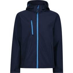 Regatta Venturer 3 Layer Printable Hooded Softshell Jacket - Navy/French Blue