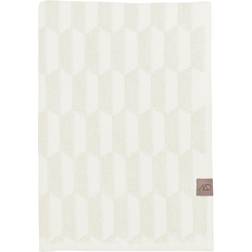 Mette Ditmer Geo 2-pack Serviette d'Invité Blanc (55x35cm)