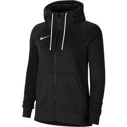 NIKE Women's Team Club 20 Full Zip Hoodie - Black/White