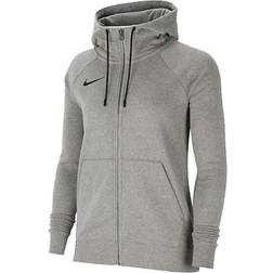 NIKE Women's Team Club 20 Full Zip Hoodie - Dark Grey/Black