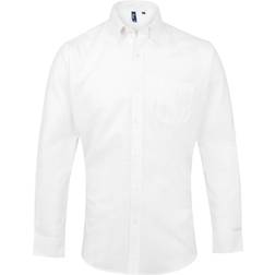 Premier Signature Oxford Long Sleeve Work Shirt - White