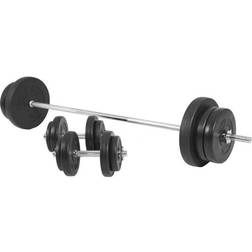 Gorilla Sports 70 kg Halterset Kunststof