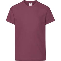 Fruit of the Loom Kid's Original T-shirt - Burgundy (61-019-041)