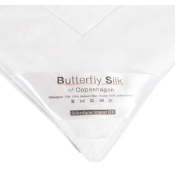 Butterfly Silk Summer Silk Silkedyne Hvid (200x140cm)