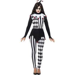 Smiffys Vrouwelijke Pierrot kostuum Halloween Maat