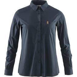 Fjällräven Ovik Lite LS Shirt - Navy Women's