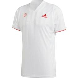 Adidas Freelift Tee - Engineered White/Red