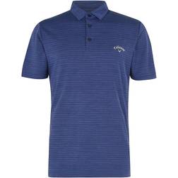 Callaway Men's Herringbone Golf Polo Shirt - Peacoat