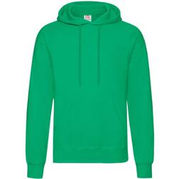 Fruit of the Loom Classic Hooded Sweat - Kelly Green