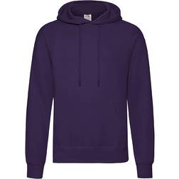 Fruit of the Loom Classic Hooded Sweat - Purple