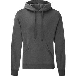 Fruit of the Loom Classic Hooded Sweat - Dark Heather Grey