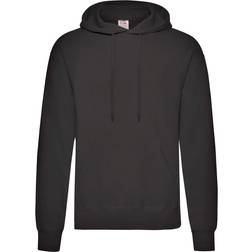 Fruit of the Loom Classic Hooded Sweat - Black