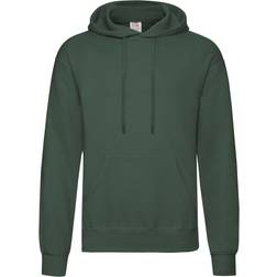 Fruit of the Loom Classic Hooded Sweat - Bottle Green