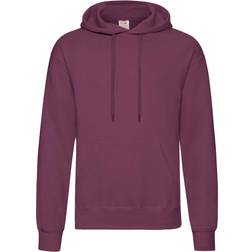 Fruit of the Loom Classic Hooded Sweat - Burgundy