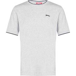 Slazenger Tipped T-shirt - Grey Marl