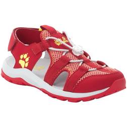 Jack Wolfskin Kid's Outdoor Action Sandal - Red/Lemon