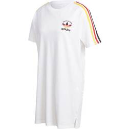 adidas 3-Stripes Tee Dress - White/Multicolor