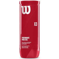 Wilson X3 Performance Padel -3 Balls - 3stk